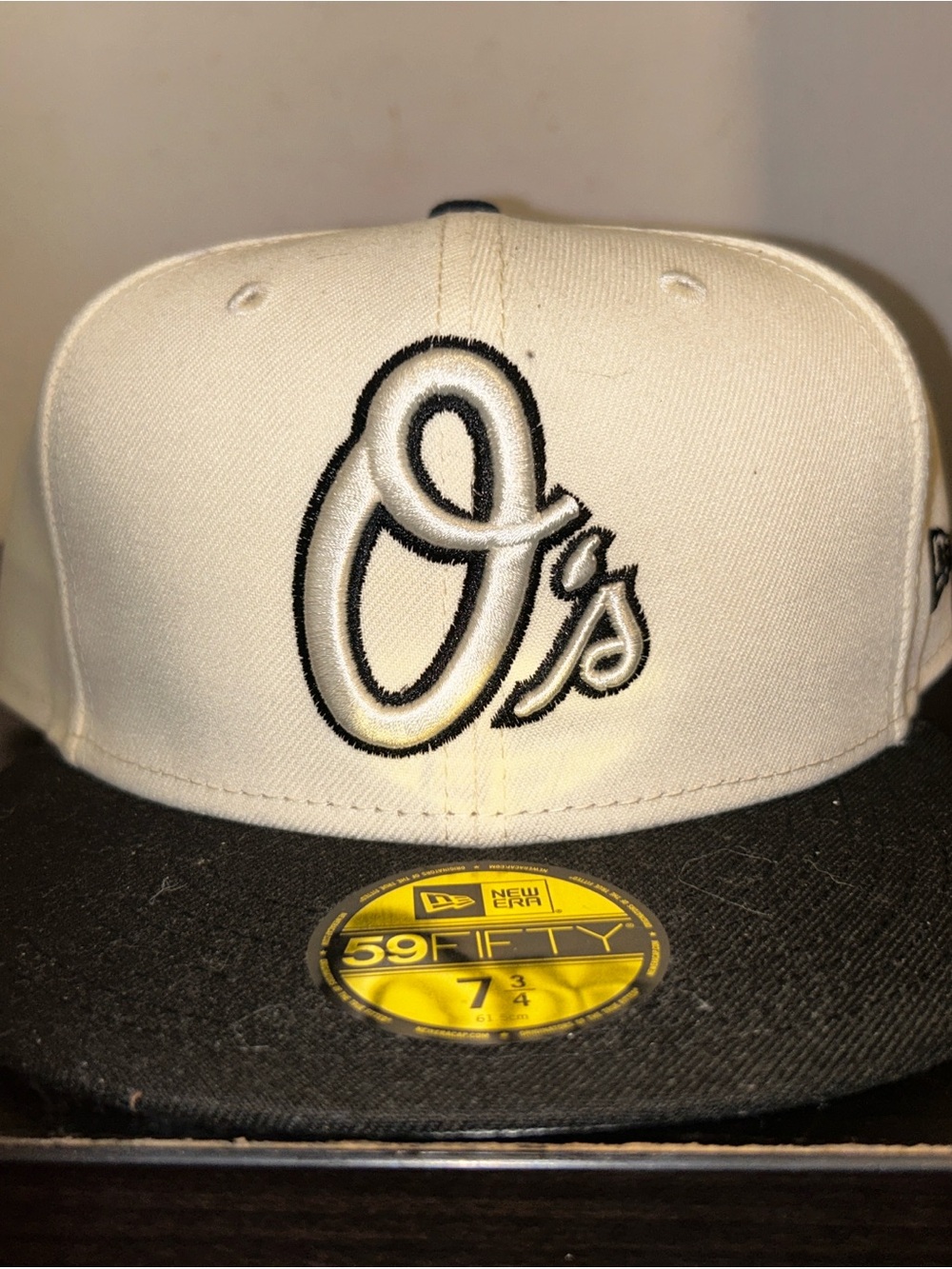 New Era 59FIFTY Baltimore Orioles Fitted Cap - White & Black